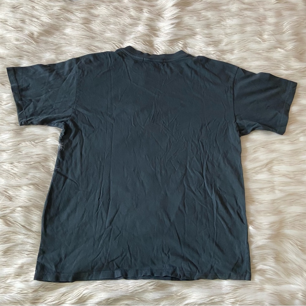 Free People Black Silver Aaliyah One in a Million Oversized Relaxed T-Shirt Sz M - Picture 8 of 11
